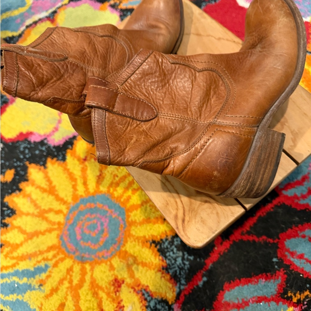 Frye Distressed Leather Boots